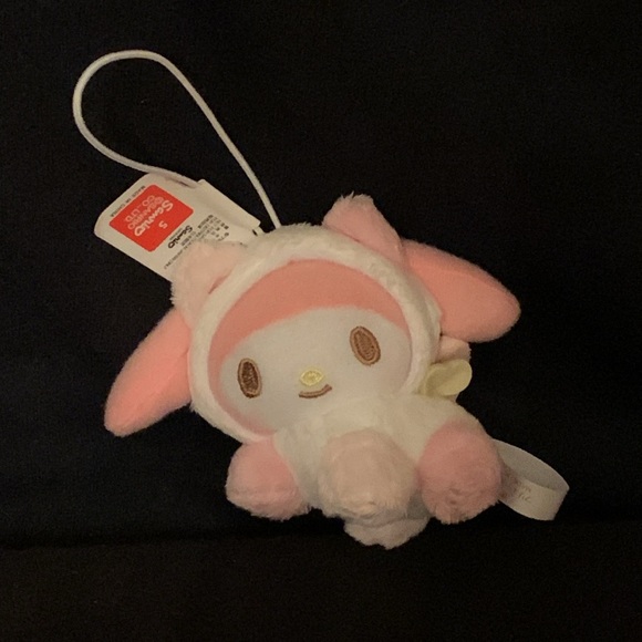 NWT My Melody mini dangle plush cat ears from Japan